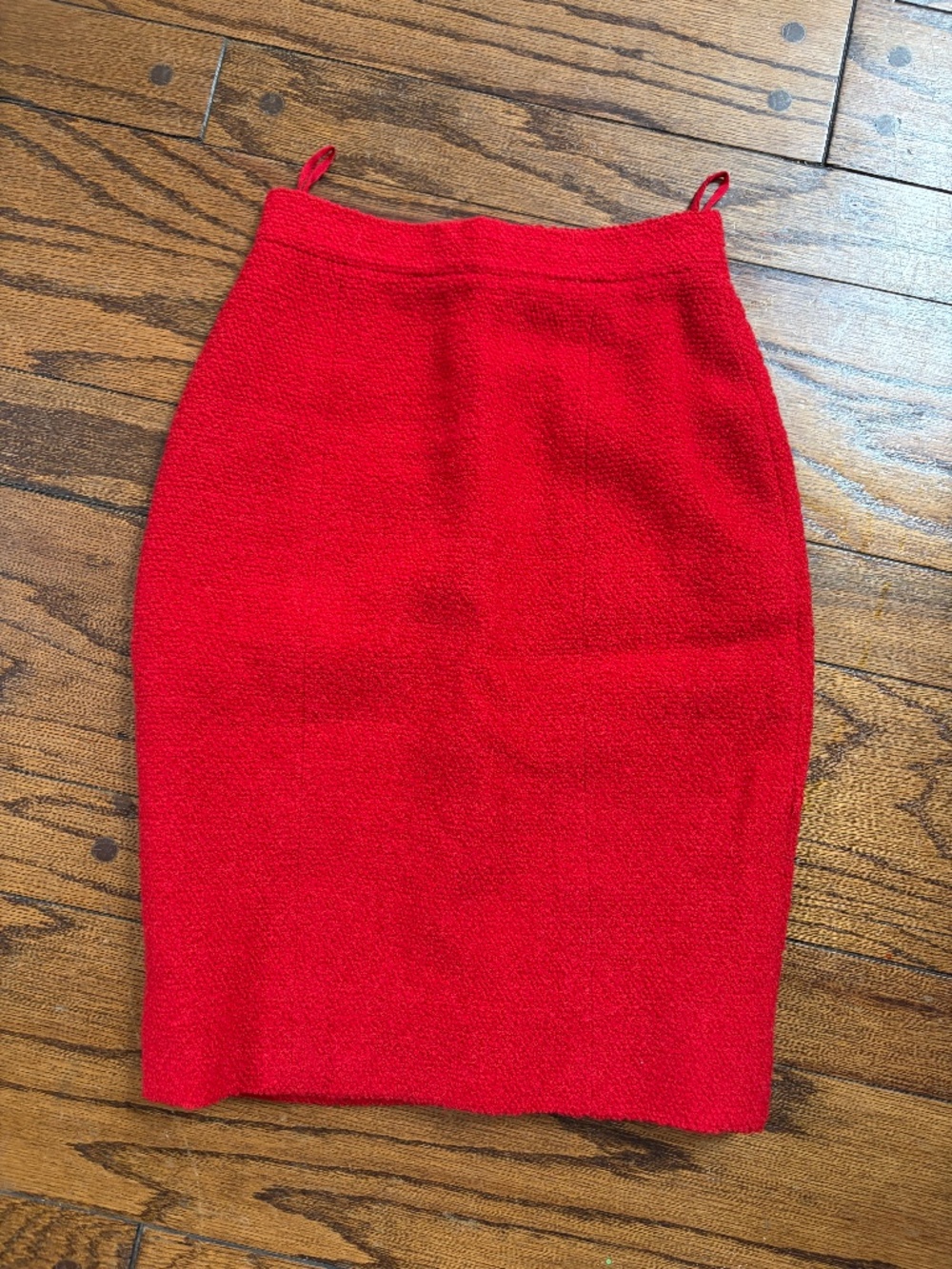 Vintage Red Chanel Skirt
